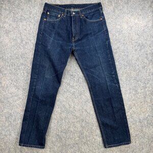 Levi’s Mens 505 Jeans 32x30 Dark Wash Mid Rise
